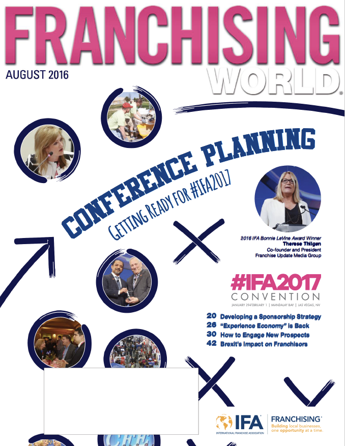 Franchising World August 2016 Digital Edition