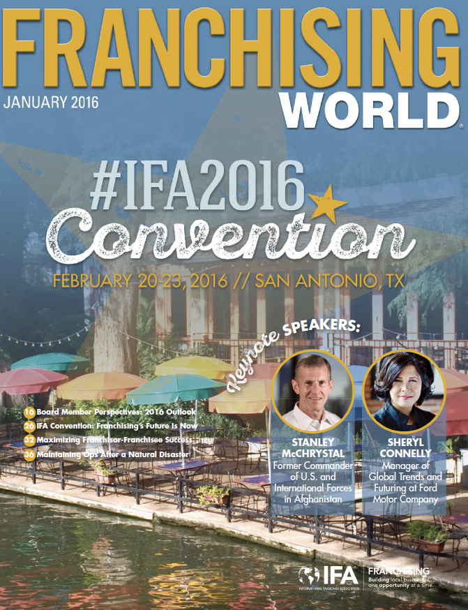 Franchising World January 2016 Digital Edition