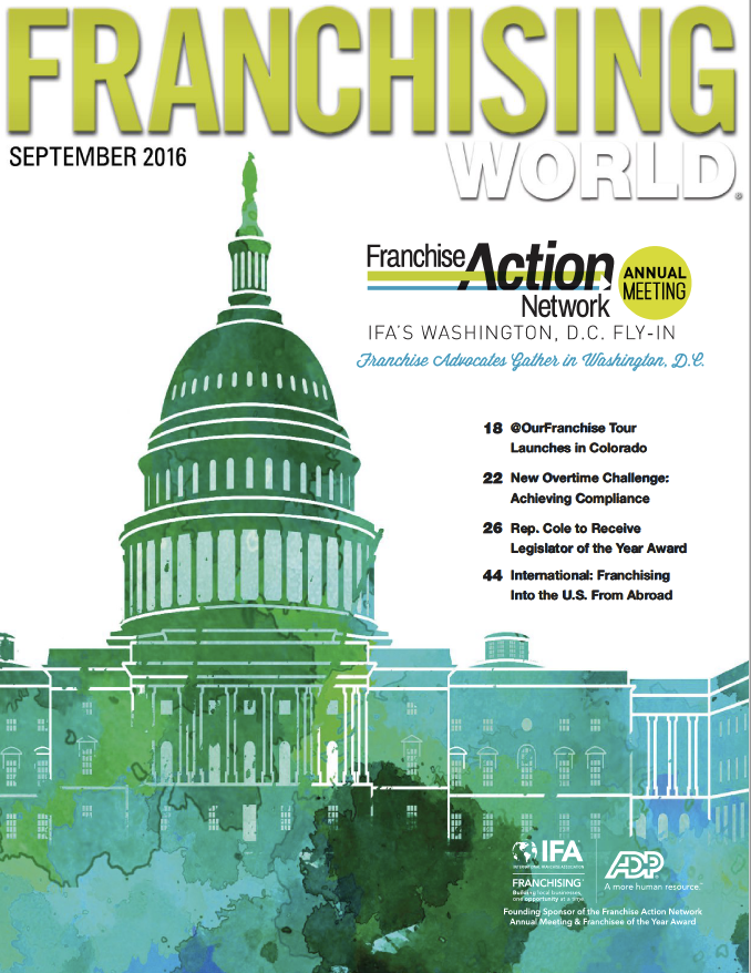 Franchising World September 2016 Digital Edition