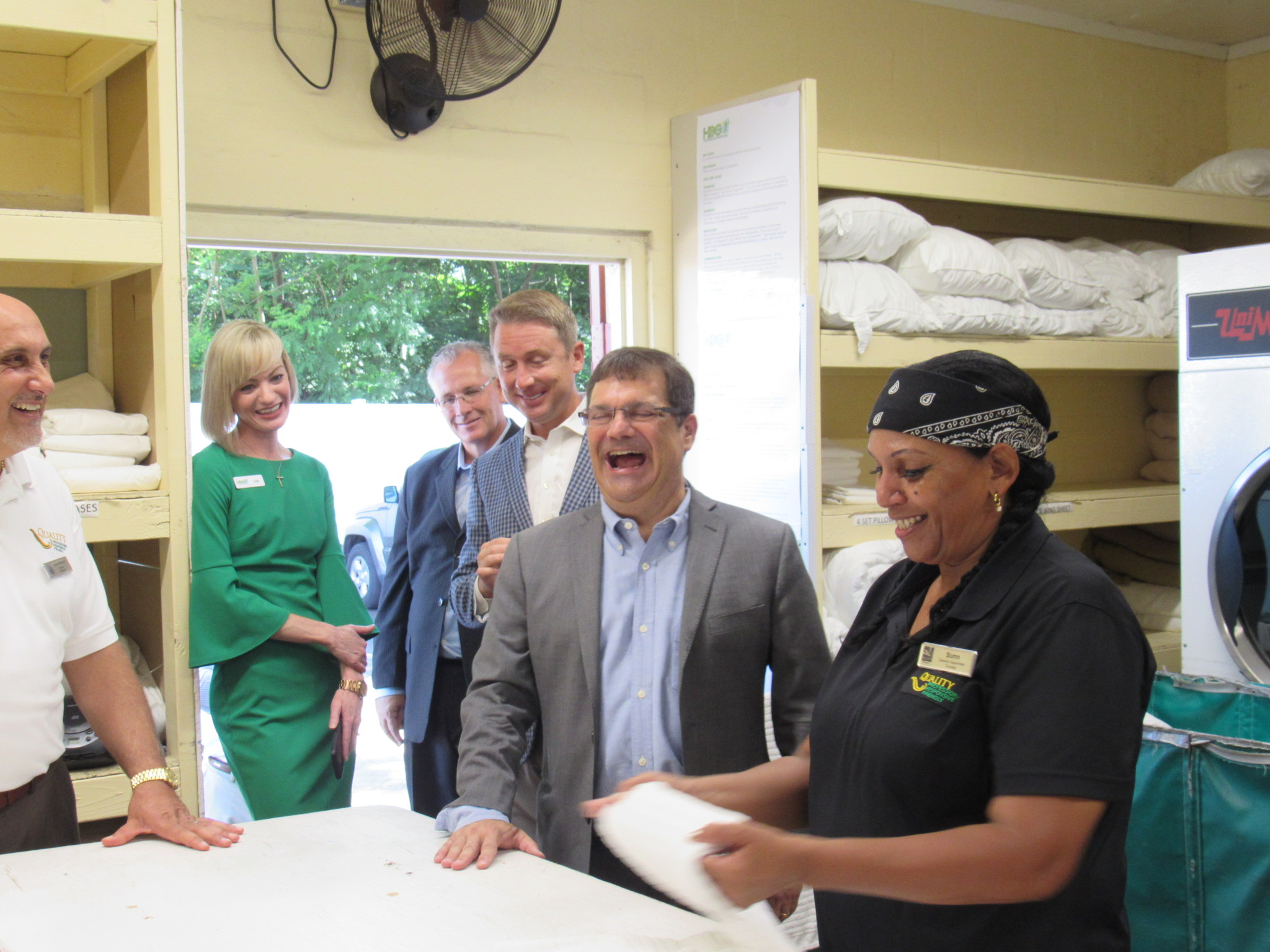 Congressman Visits HDG Hotel Location