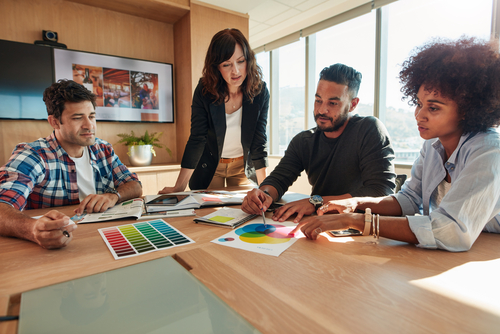 Marketing Creatives working on a project